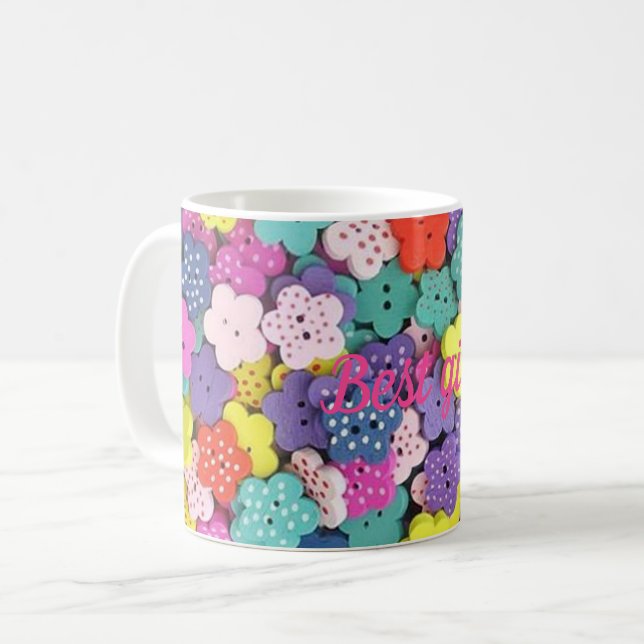Bestes Mädchen Kaffeetasse (Vorderseite Links)