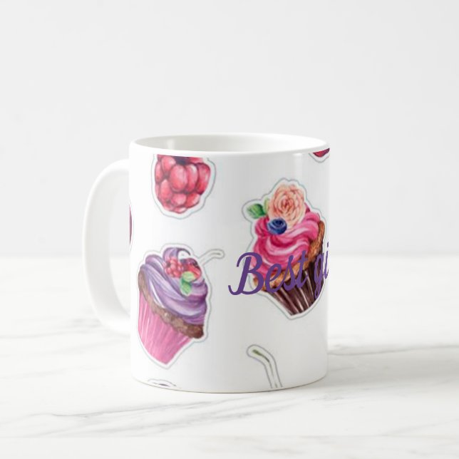 Bestes Mädchen Kaffeetasse (Vorderseite Links)