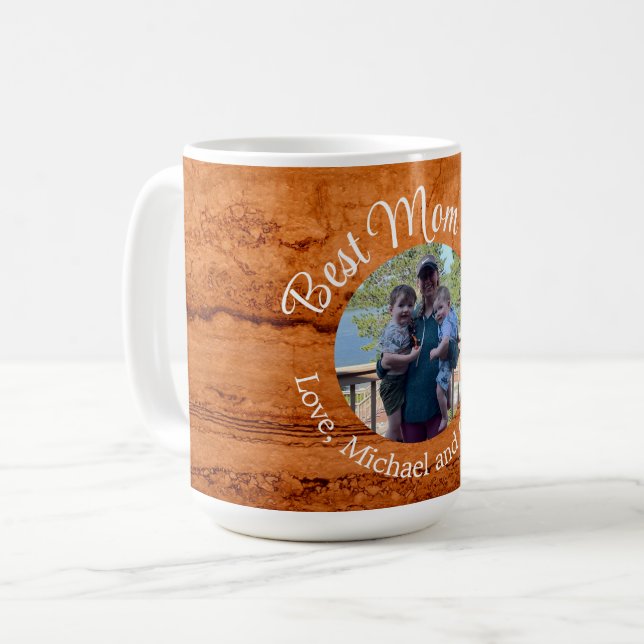 Bestes Mama aller Zeiten, Copper Canyon Granit, Be Kaffeetasse (Vorderseite Links)