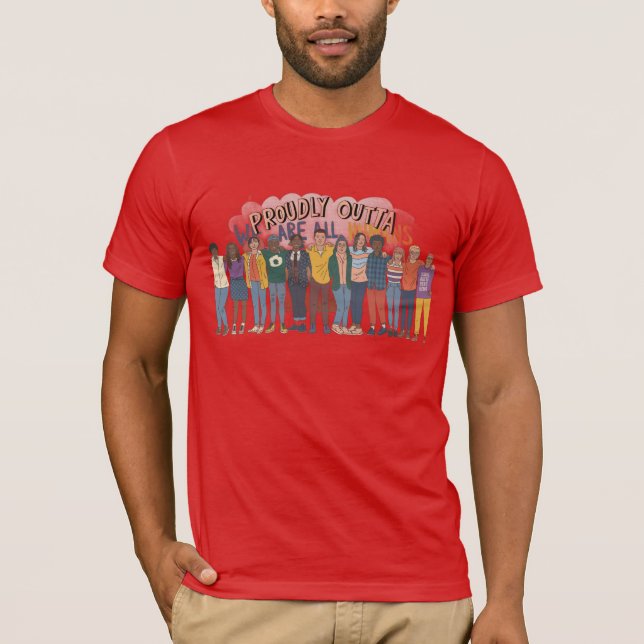 Bestes Mark ''Proudly Outta'' Tee-Shirt T-Shirt (Vorderseite)