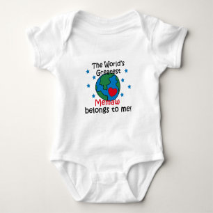 Bestes Memaw gehört mir Baby Strampler