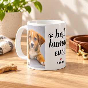 Bestes menschliches jemals Personalisiertes Dog Pe Kaffeetasse