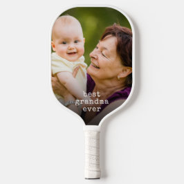 Bestes Oma je benutzerdefiniertes Foto Pickleball Schläger