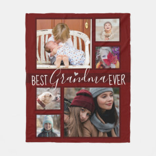 Bestes Oma-je-Foto Fleecedecke