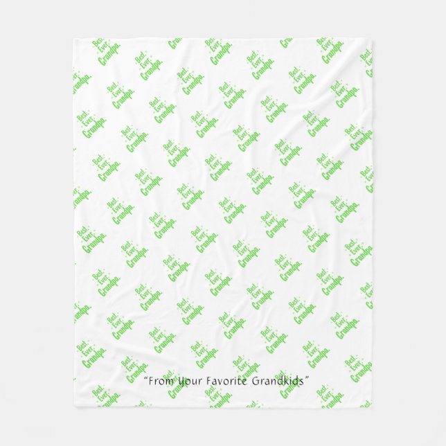 Bestes Opa-Blanket für ihn - Sondergeschenk für ih Fleecedecke (Vorderseite)