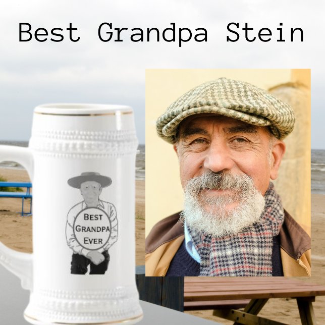 Bestes Opa-Foto Bierglas (Von Creator hochgeladen)