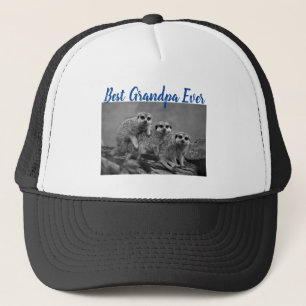 Bestes Opa-Foto-Geschenk für Großkinder Blau Truckerkappe
