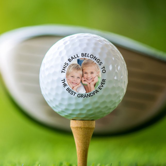 Bestes Opa-Foto Golfball (Von Creator hochgeladen)