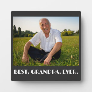 Bestes Opa-Foto je Familie Fotoplatte