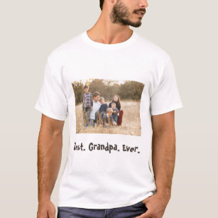 Bestes Opa-Foto je Familie T-Shirt