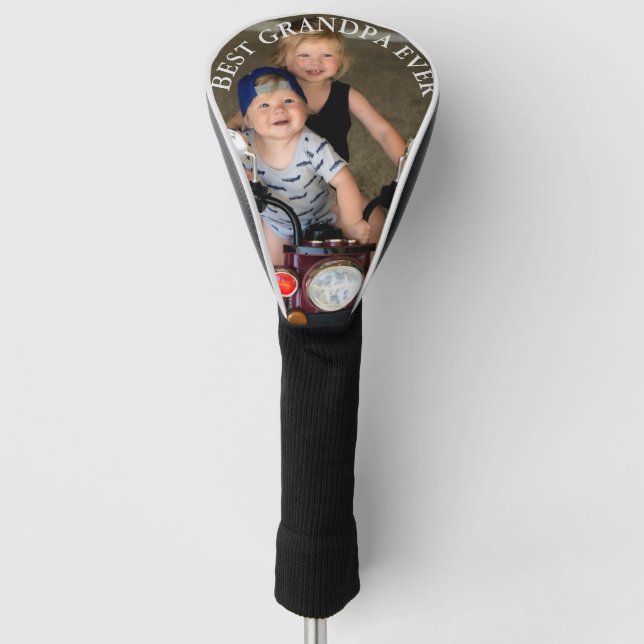 Bestes Opa-Foto je gekratzt Golf Headcover (Vorderseite)