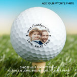 Bestes Opa je Modernes Personalisiertes Foto Golfball<br><div class="desc">Beste Opa je ... Zwei Ihrer Lieblingssachen, Golf und Ihre großen Kinder ! Jetzt kannst du sie mitnehmen, während du 18 Löcher spielst. Passen Sie diese Golfbälle mit dem beliebten Foto und dem Namen Ihres Enkels an. Ob Geburtstag, Vatertag oder Weihnachten, diese großartigen Golfbälle sind ein Favorit. Großartige Geschenke für...</div>