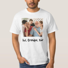 Bestes Opa-jemals-individuelles Foto T-Shirt
