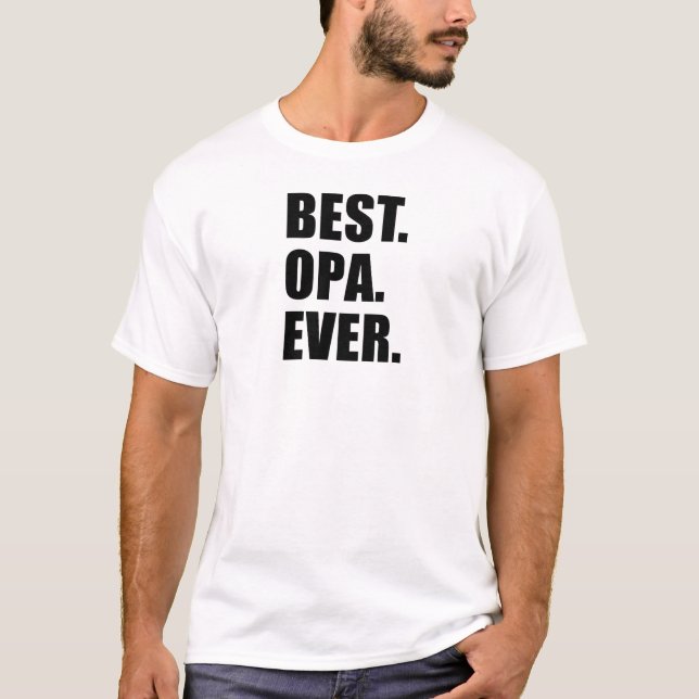 Bestes Opa überhaupt T-Shirt (Vorderseite)