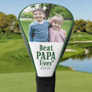 Bestes Papa Aller Zeiten Foto Personalisiert Golf Headcover