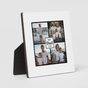 Bestes Papa je personalisiertes Foto Fotoplatte