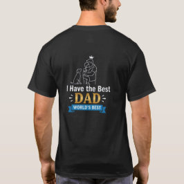 Bestes Papa-König T-Shirt | Vater-Sohn-Hund-Famili