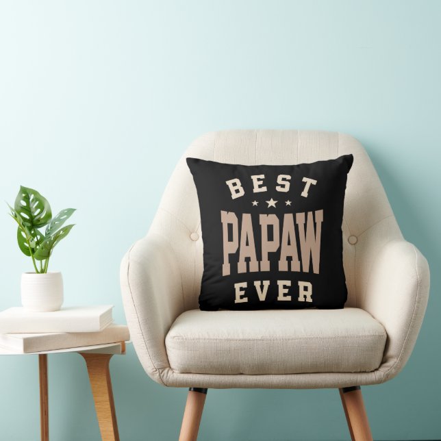 Bestes Papaw-Ever - Vater Opa Kissen (Stuhl )