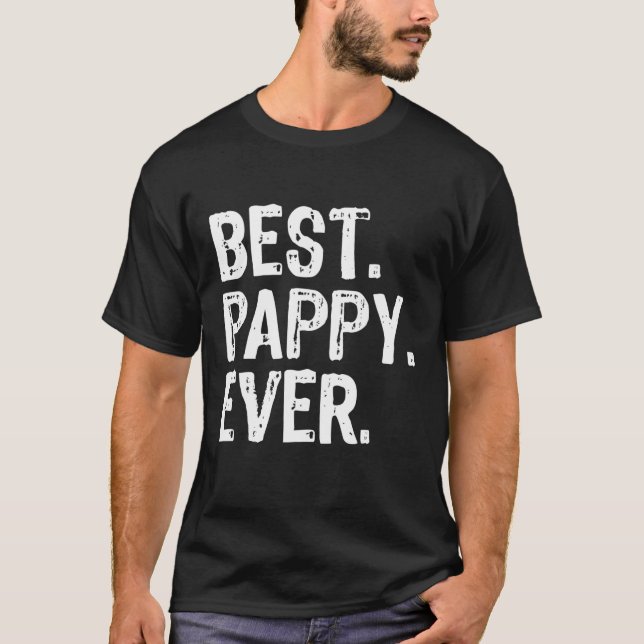 Bestes Pappy je Großvater Cooles Funny Gift Vater' T-Shirt (Vorderseite)