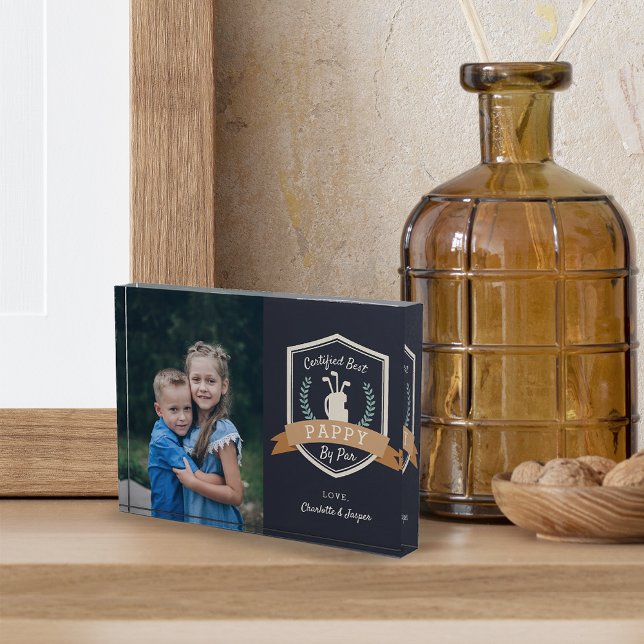 Bestes Pappy Par | Golf Opa Fotoblock (Von Creator hochgeladen)