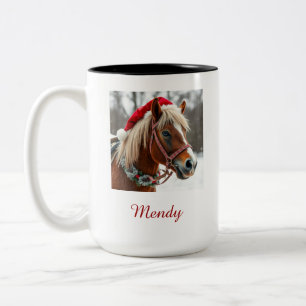 Bestes Pferd Personalisierter Name Foto Tasse