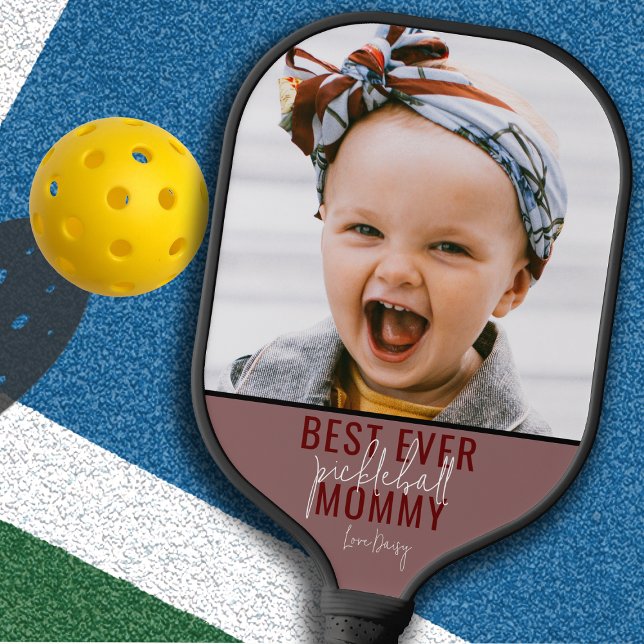 Bestes Pickleball-Mommy-Foto Pickleball Schläger (Von Creator hochgeladen)