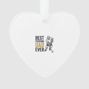 Bestes Puckender Vater Aller Zeiten Hockey-Vater-S Ornament