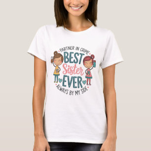 Bestes Schwesterdesign - Kunst feiern Sieben T-Shirt
