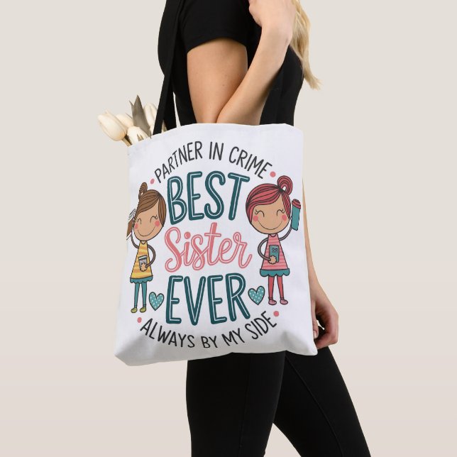 Bestes Schwesterdesign - Kunst feiern Sieben Tasche (Von Nahem)