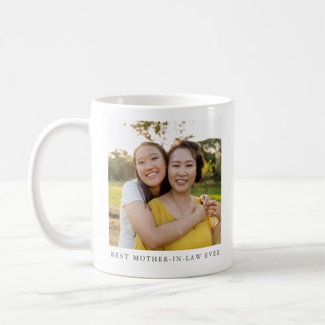 Bestes Schwiegereltern-Foto Personalisiert Kaffeetasse (Links)