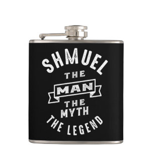 Bestes Shirt für Shmuel - Shmuel mit dem Namen Gif Flachmann