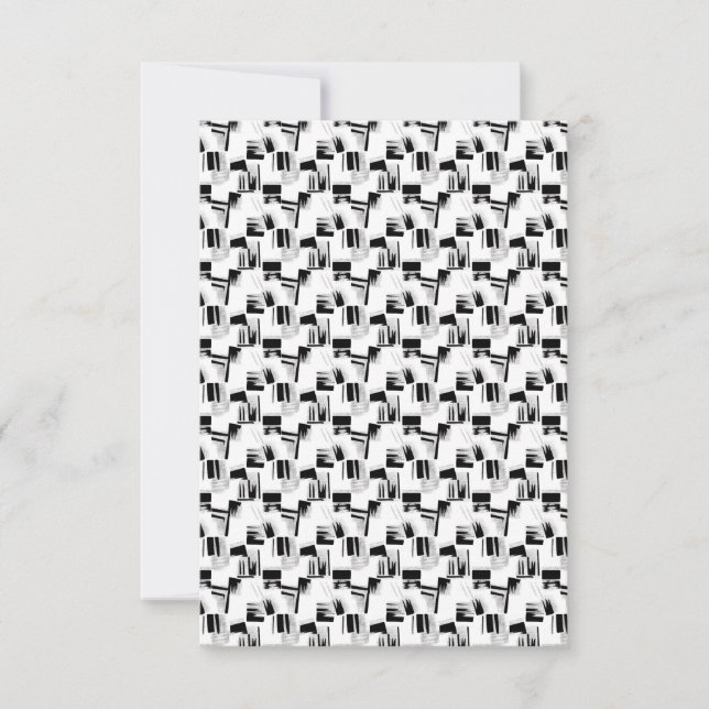 Bestes Sprachdesign 26 RSVP Karte (Vorderseite)
