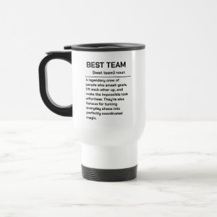 Bestes Team Aller Zeiten Lustige Moderne Team-Wü Reisebecher