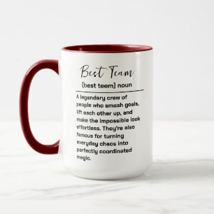 Bestes Team Aller Zeiten Lustige Moderne Team-Wü Tasse