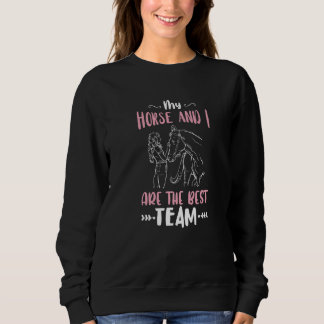 Bestes Team Racing Racing Racing Reiter Reiten Rei Sweatshirt