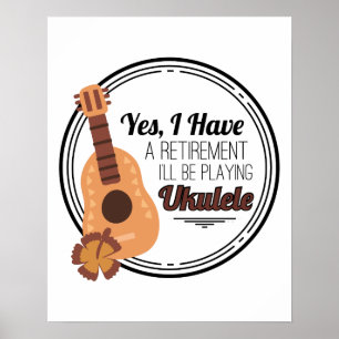 Bestes Ukulele-Musiker-Geschenk Poster