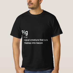 Bestes Unglaublich witzig Spiel und Bacon Definiti T-Shirt