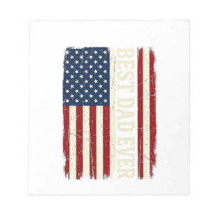 Bestes-Vater-aller-Zeiten-Amerikanische-Flagge-Vin Notizblock