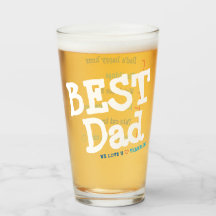Bestes Vater Glas, beste Geschenkidee für den Vate