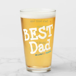 Bestes Vater Glas, beste Geschenkidee für den Vate Glas