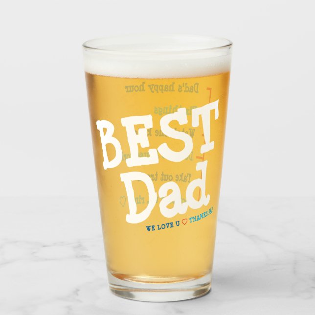 Bestes Vater Glas, beste Geschenkidee für den Vate Glas (Vorne (Gefüllt))