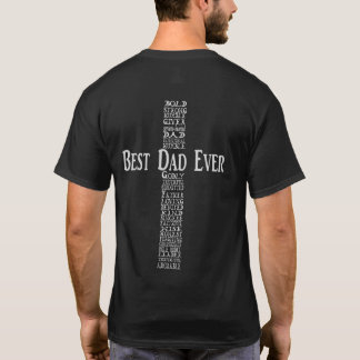Bestes Vater-überhaupt T-Shirt, christliches T-Shirt