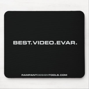 Bestes Video-Evar - Schwarzes Mousepad