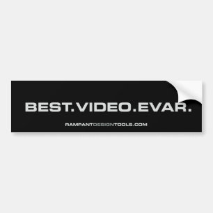 Bestes VideoEvar - zügelloser Autoaufkleber