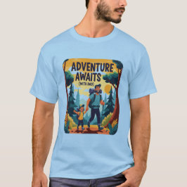 Bestes Wanderbuddy - Vater & Kid Outdoor Abenteuer T-Shirt