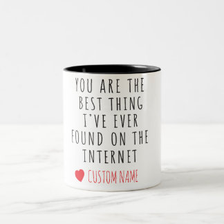 Bestes, was ich online gefunden habe – Tasse mit i