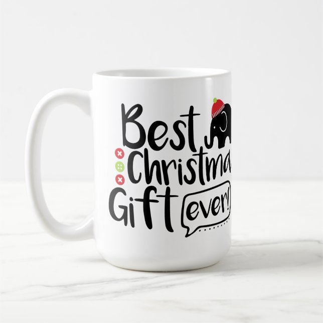 Bestes Weihnachtsgeschenk für alle Zeiten Kaffeetasse (Links)