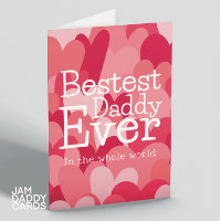 Bestest Daddy je Card