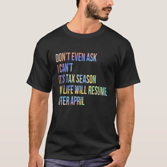 Besteuerung der Vorsaison Rechnungsführer 1 T-Shirt (Vorderseite)