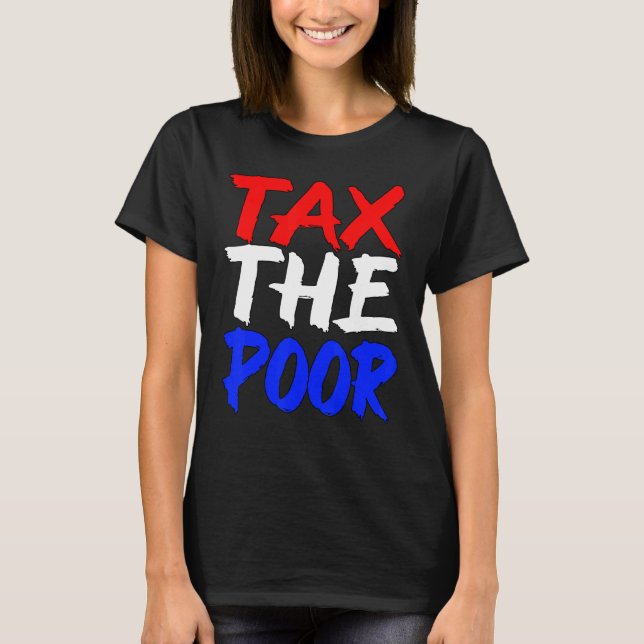 Besteuerungsgrundlage für das schlechte ironische  T-Shirt (Vorderseite)